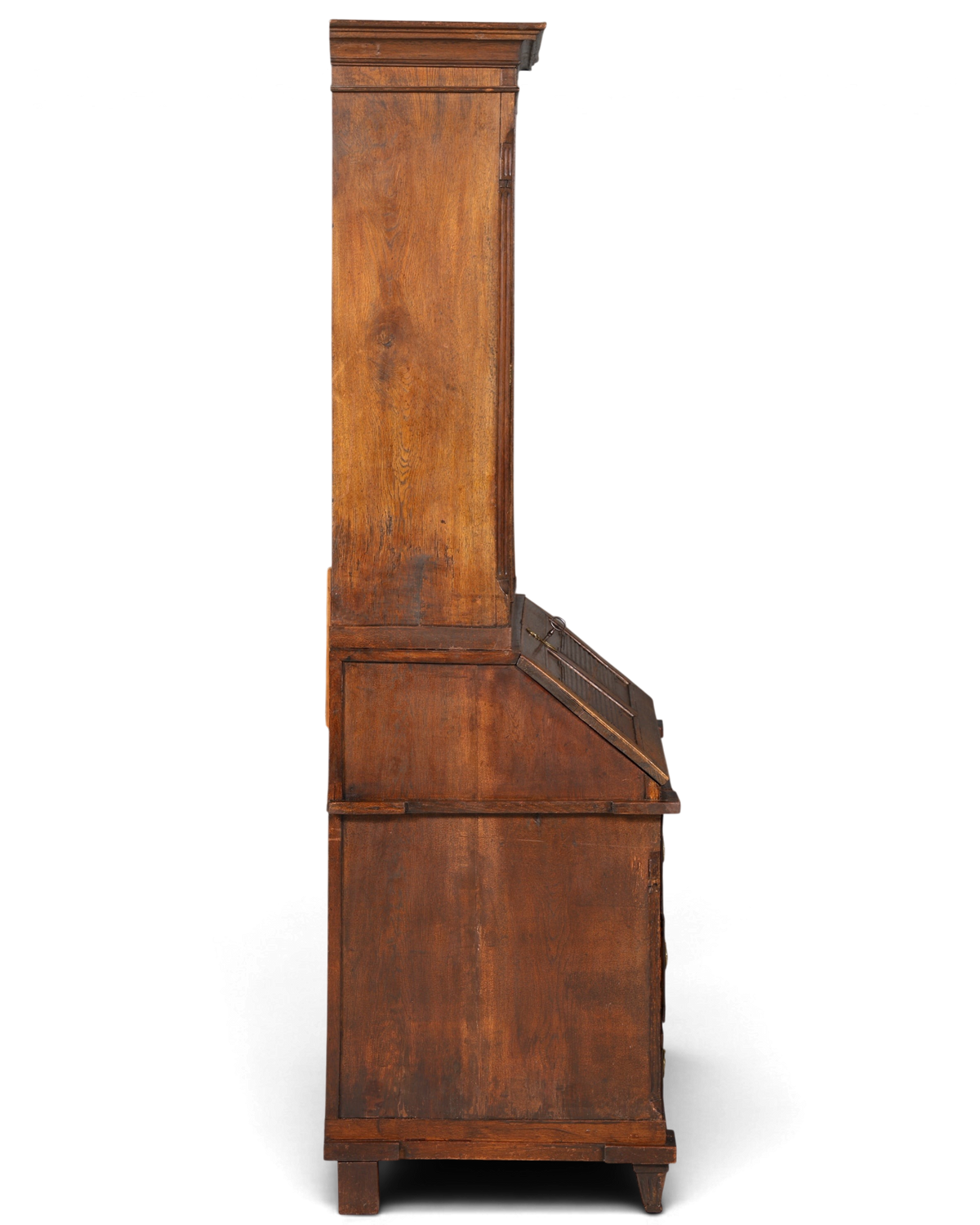 Beeindruckender Biedermeier Sekretär Louis Seize Aufsatzsekretär um 1810 Schreibkommode Büroschrank Kommode