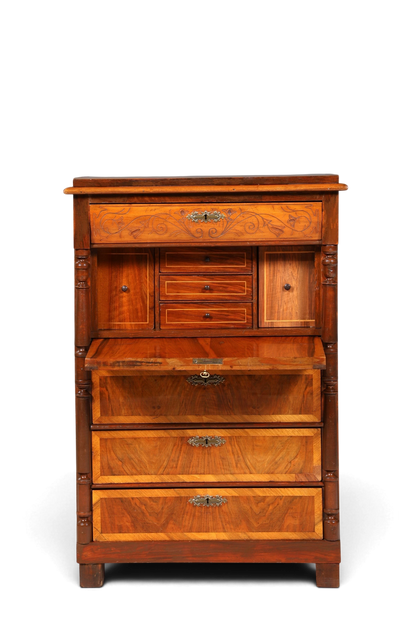 Edler Gründerzeit Sekretär Vertiko Highboard Jugendstil Kommode Schrank um 1880
