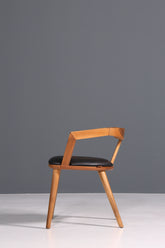 Wunderschöner Armlehnstuhl Nussbaum Echt Holz Nussbaum Esszimmer Stuhl Küchenstuhl Polsterstuhl