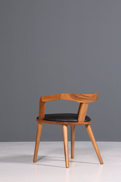 Wunderschöner Armlehnstuhl Nussbaum Echt Holz Nussbaum Esszimmer Stuhl Küchenstuhl Polsterstuhl
