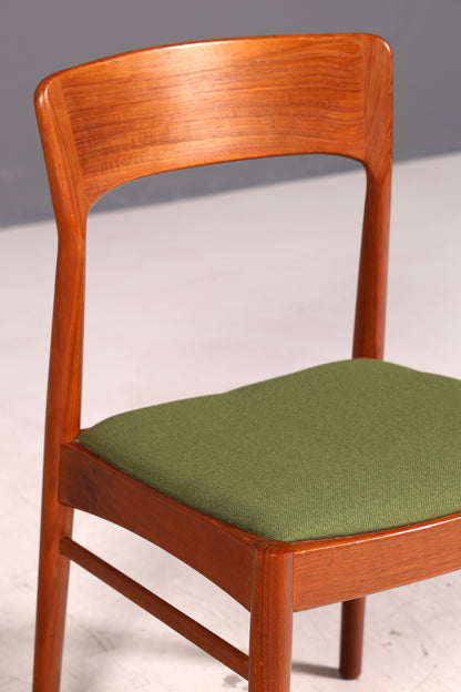 Dänischer Mid Century Esszimmerstuhl Teakholz Henning Kjærnulf Korup Stolefabrik 60er
