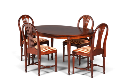 4x Edle Englische Stühle Englisch Dining Chairs Antik 60er Jahre Küchenstühle Stuhlset