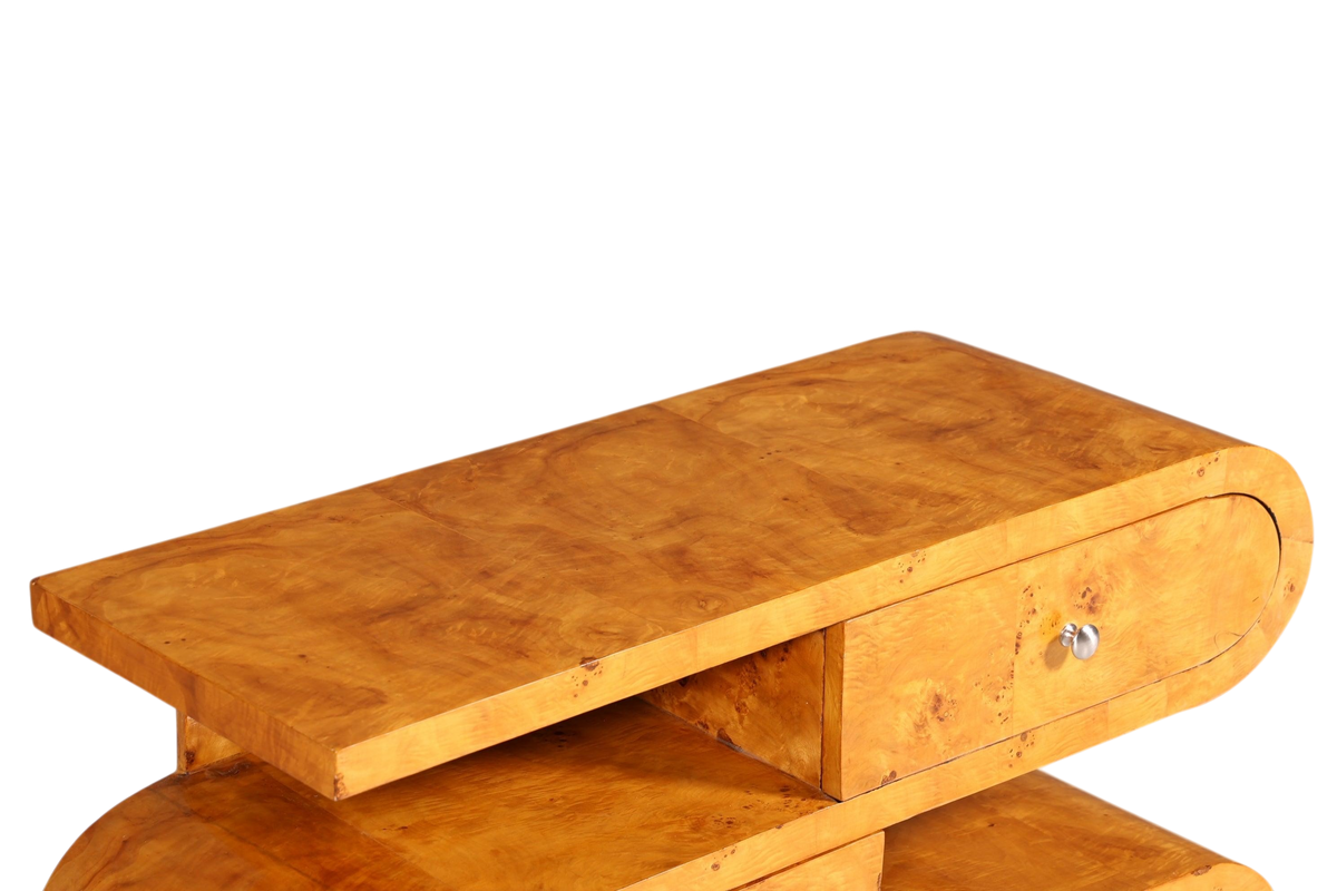 Traumhaftes Art Deco Stil Sideboard Bücherregal Biedermeier Antik Stil Kommode Regal