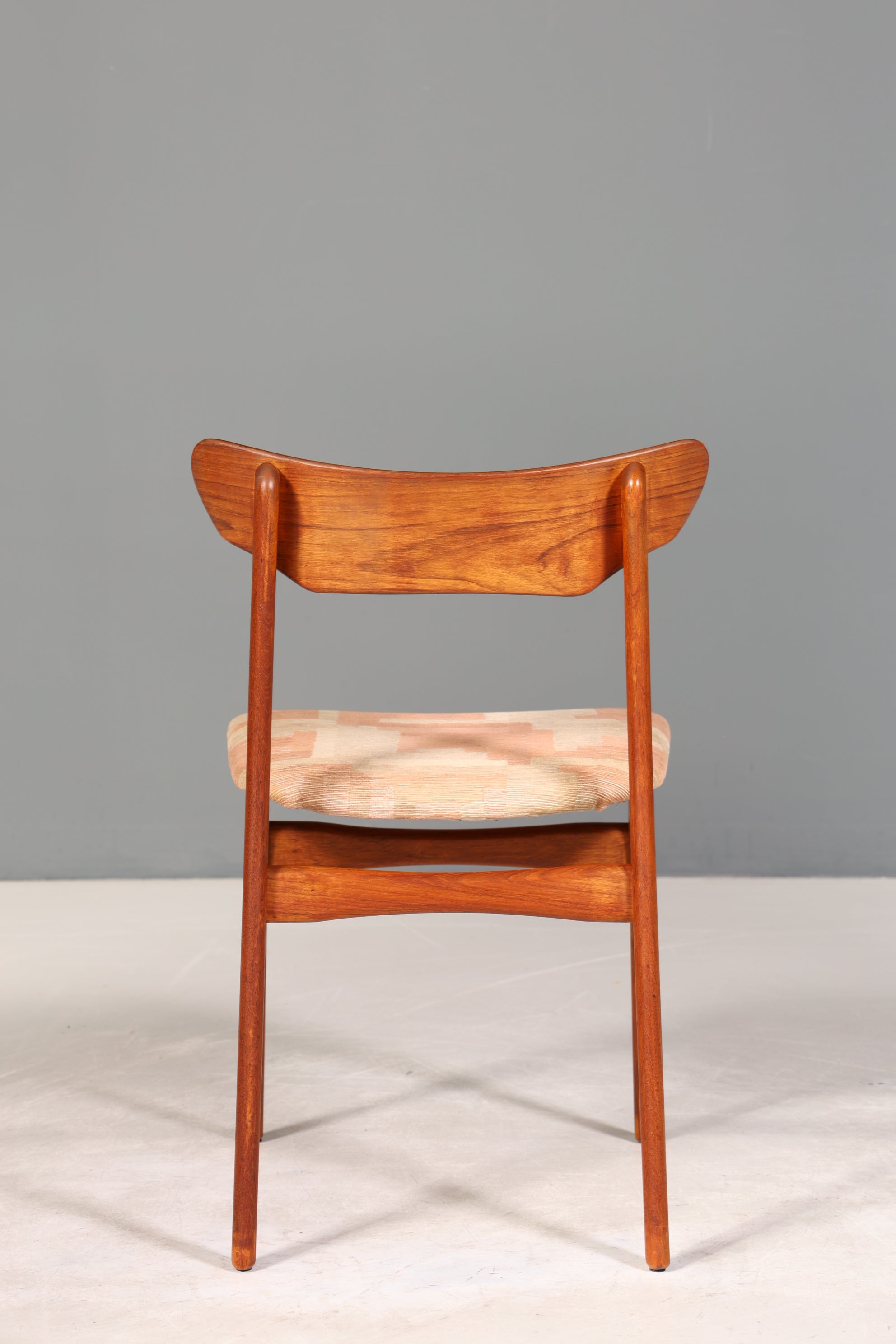 Stilvoller Original "Schiønning &amp; Elgaard" Stuhl Mid Century Danish Teak Holz Esszimmer Stuhl Sekretär Stuhl 1 von 3