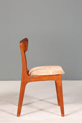 Stilvoller Original "Schiønning & Elgaard" Stuhl Mid Century Danish Teak Holz Esszimmer Stuhl Sekretär Stuhl 1 von 3
