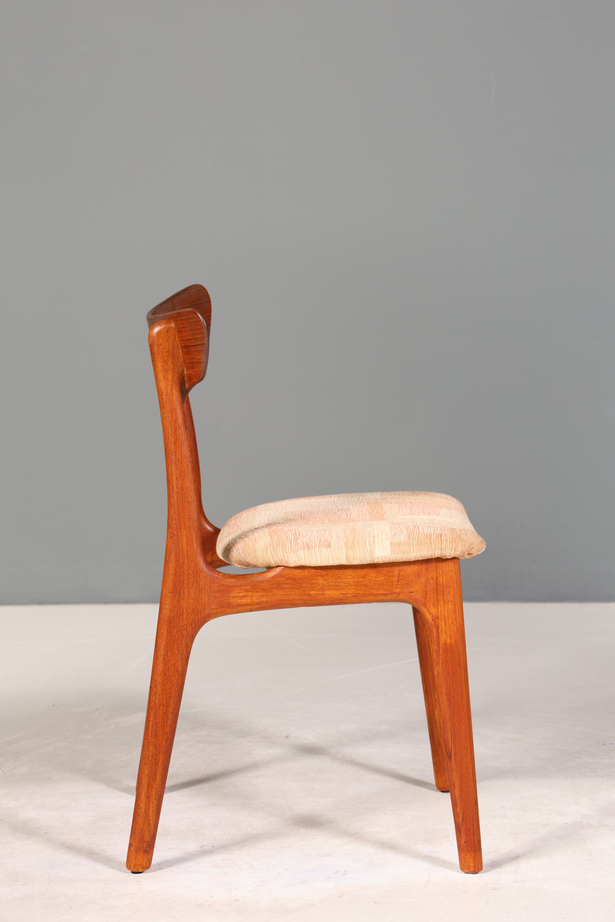 Stilvoller Original "Schiønning &amp; Elgaard" Stuhl Mid Century Danish Teak Holz Esszimmer Stuhl Sekretär Stuhl 1 von 3