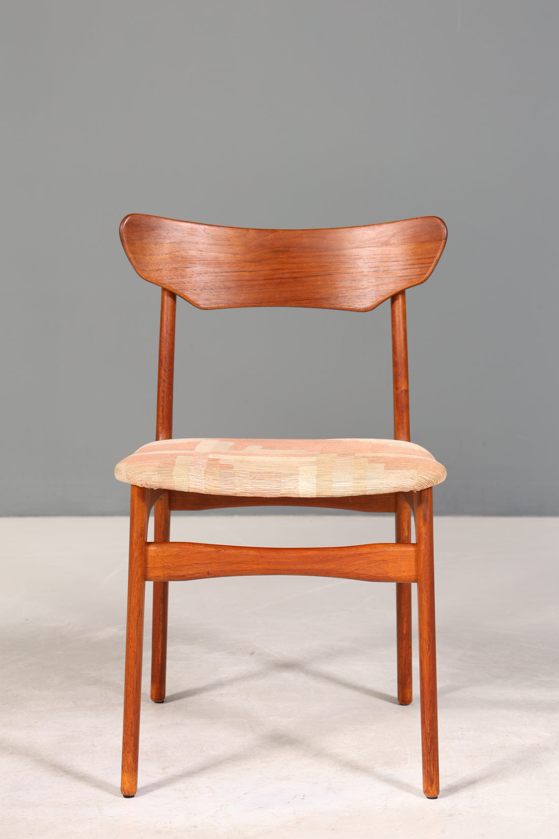 Stilvoller Original "Schiønning &amp; Elgaard" Stuhl Mid Century Danish Teak Holz Esszimmer Stuhl Sekretär Stuhl 2 von 3