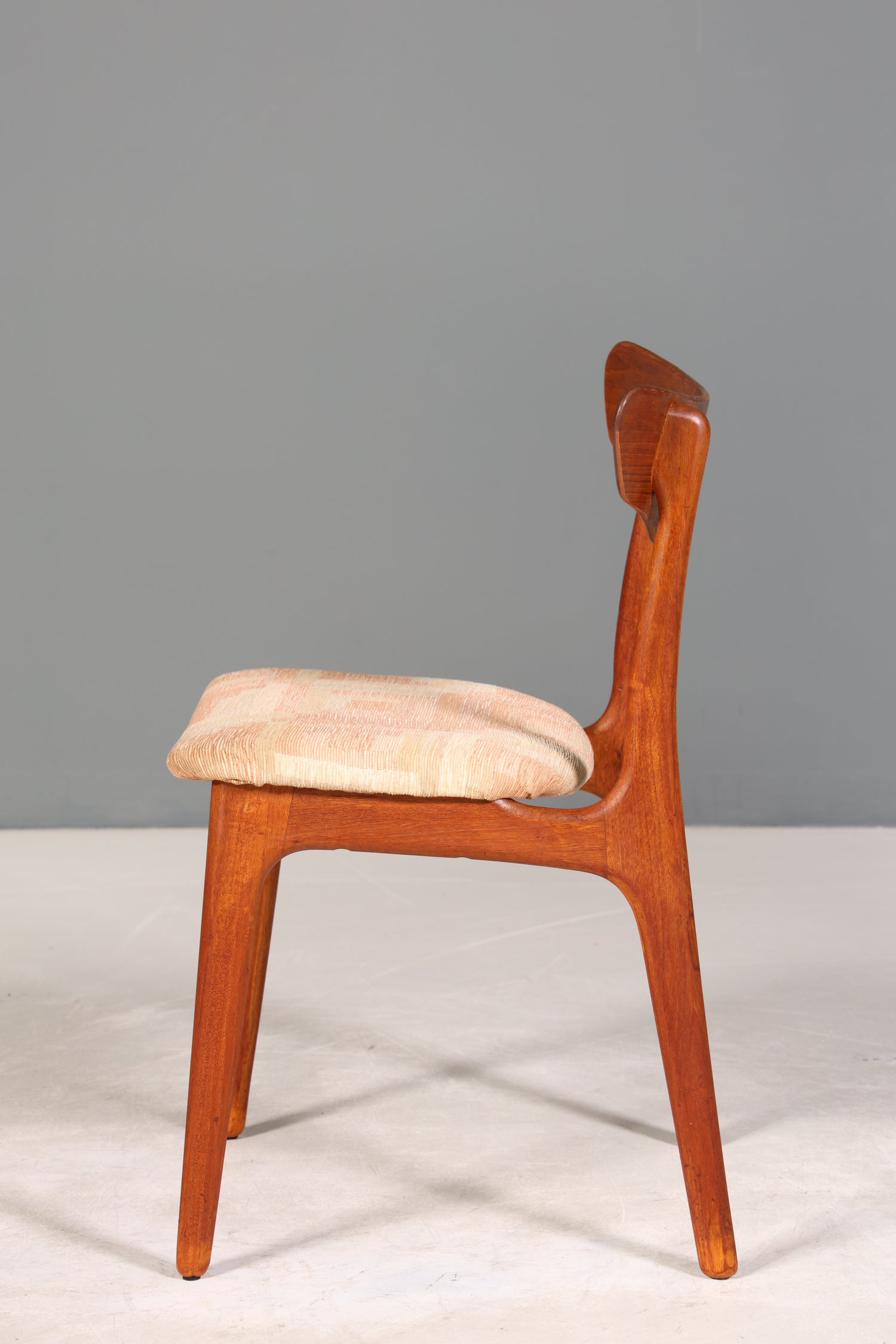 Stilvoller Original "Schiønning &amp; Elgaard" Stuhl Mid Century Danish Teak Holz Esszimmer Stuhl Sekretär Stuhl 2 von 3