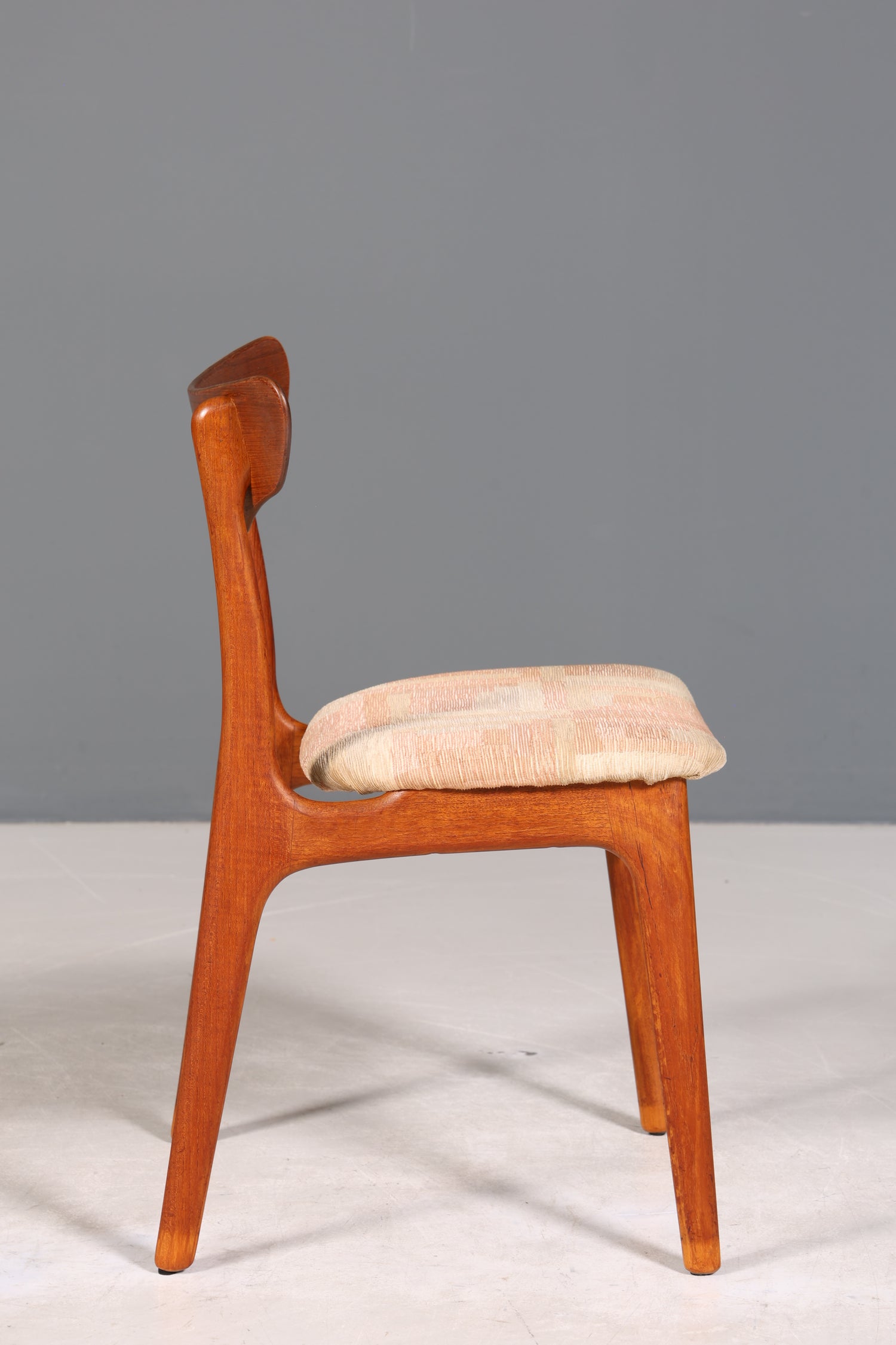 Stilvoller Original "Schiønning &amp; Elgaard" Stuhl Mid Century Danish Teak Holz Esszimmer Stuhl Sekretär Stuhl 3 von 3