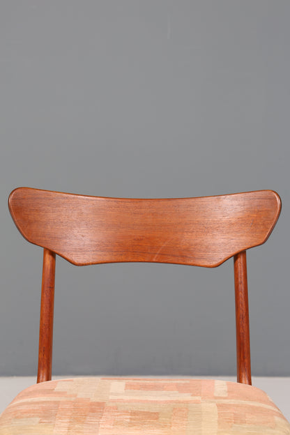 Stilvoller Original "Schiønning &amp; Elgaard" Stuhl Mid Century Danish Teak Holz Esszimmer Stuhl Sekretär Stuhl 3 von 3