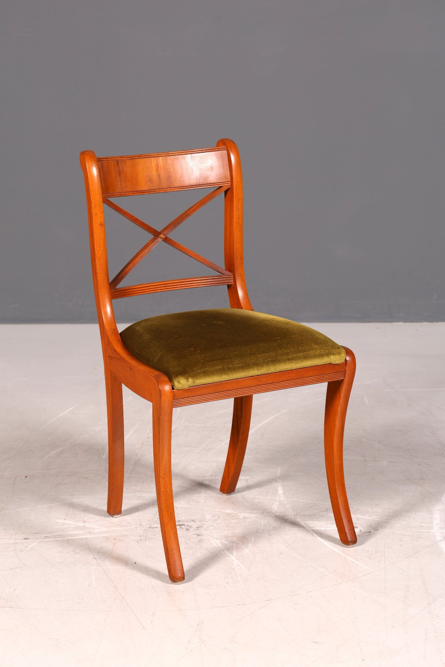 G789 Finish 4x Edle Englische Stühle Englisch Dining Chairs Antik 60er Jahre Regency Küchenstühle Stuhlset (Kopie 2)