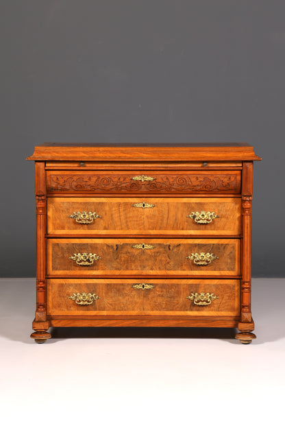 Wunderschöne Gründerzeit Kommode Jugendstil Antik Sideboard Schubladenkommode Wäschekommode Massivholz