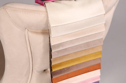 Edler Chesterfield Esszimmerstuhl "Valencia" in Beige Gold