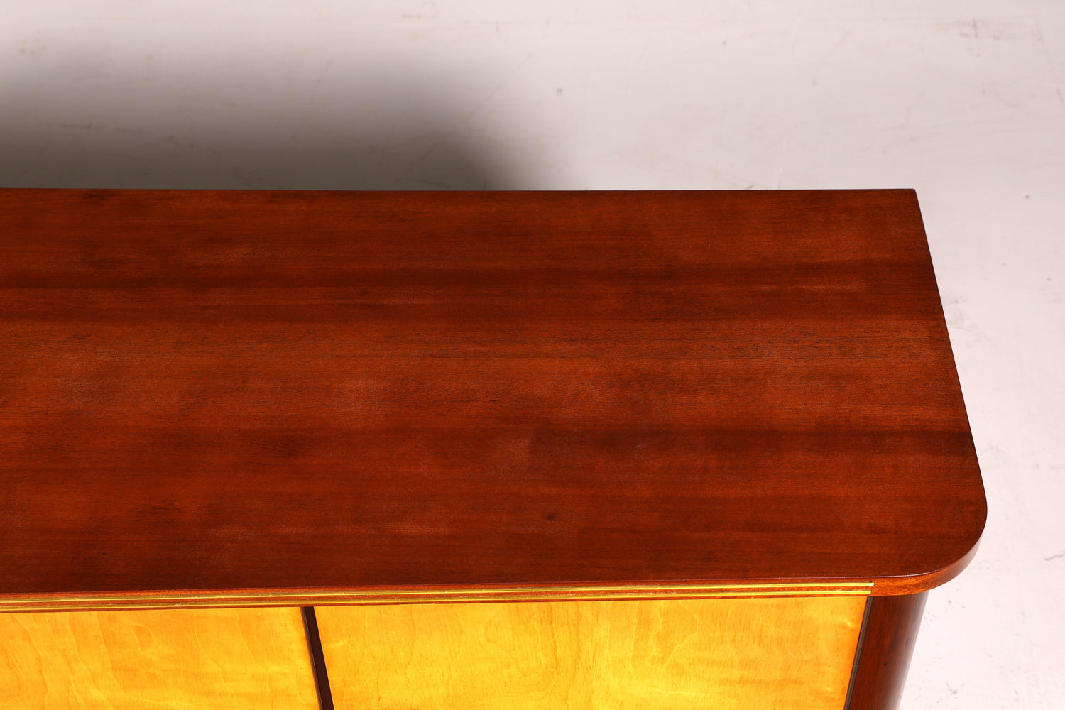 G135 Finish Schlichtes Mid Century Sideboard Vintage TV Kommode 60s Schrank Longboard Retro Lowboard