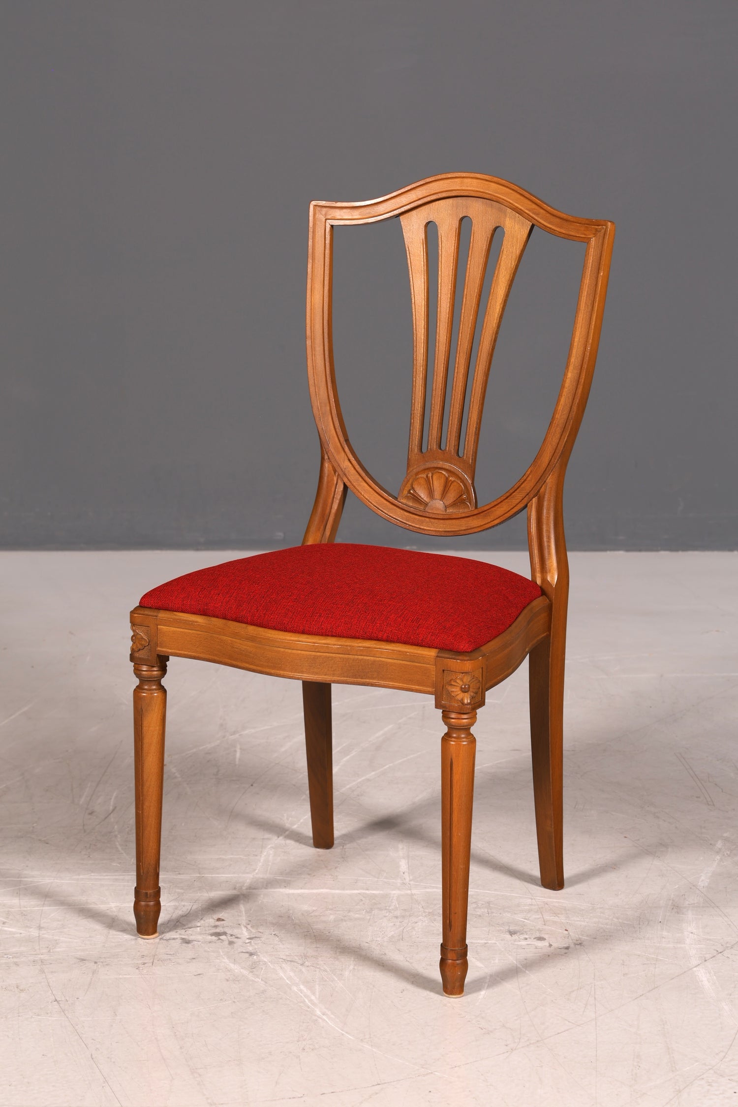 Wunderschöne 4er Set Englische Stühle Regency 60er Jahre Dining Chairs Antik Polsterstühle