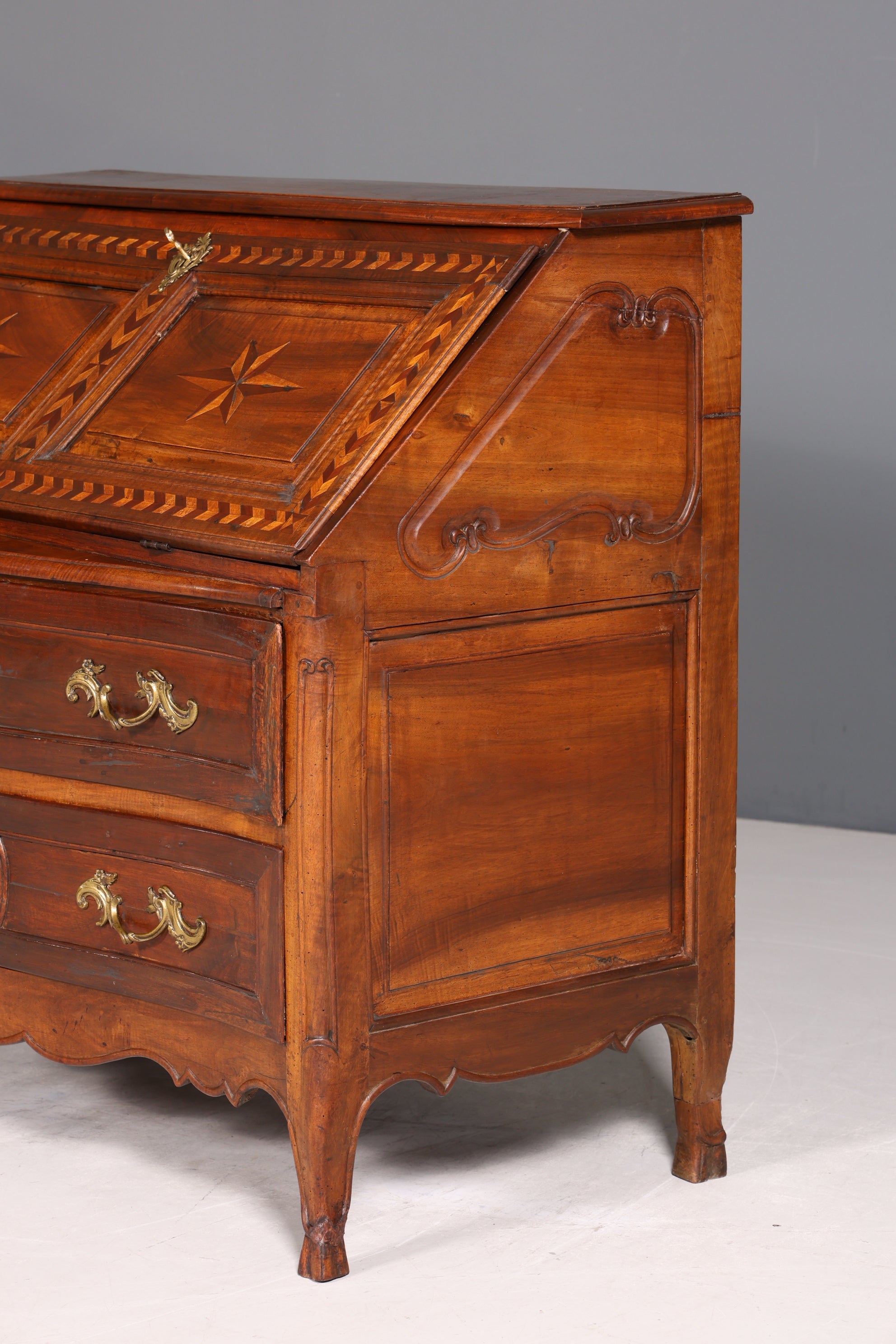 Beeindruckender Barock Sekretär Biedermeier Kommode um 1810 Louis Seize Schreibkommode Büroschrank