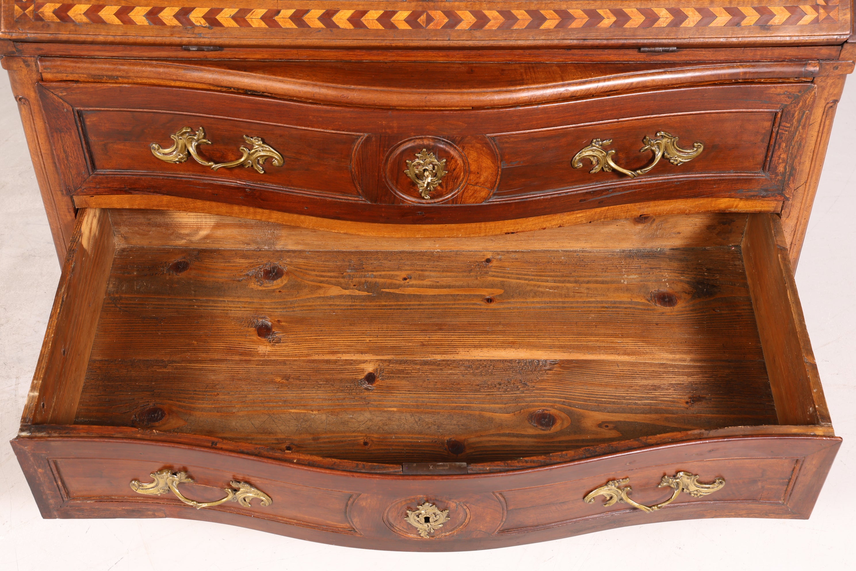 Beeindruckender Barock Sekretär Biedermeier Kommode um 1810 Louis Seize Schreibkommode Büroschrank