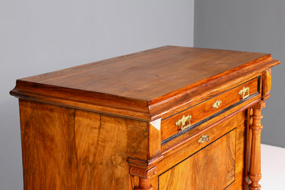 Traumhafter Gründerzeit Sekretär Vertiko Highboard Louis Philippe Kommode Sekretär Schrank um 1880