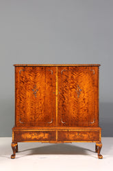 Traumhafter Chippendale Schrank Barock Stil Vertiko Highboard Antik 50s 60s Kommode