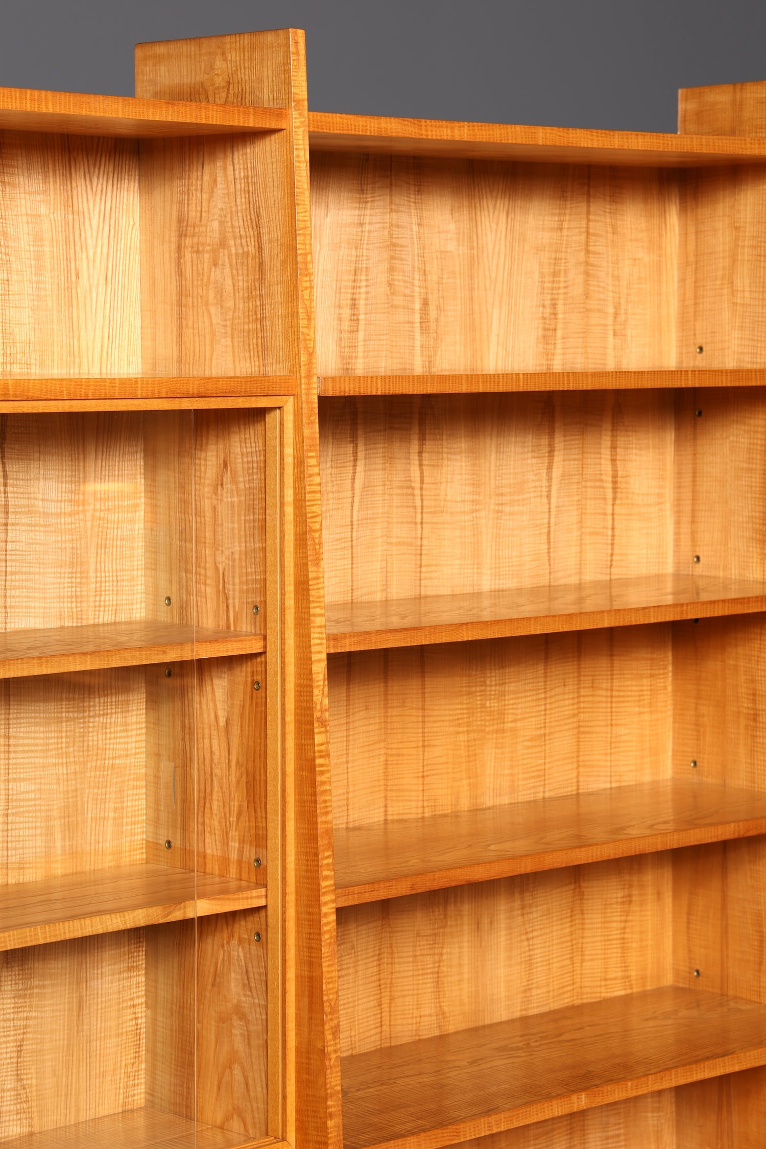 Beautiful XXL Mid Century Cabinet Bookshelf Vintage Shelf Library Wood Bookshelf