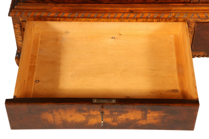 Traumhafter Chippendale Schrank Barock Stil Vertiko Highboard Antik 50s 60s Kommode