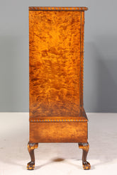 Traumhafter Chippendale Schrank Barock Stil Vertiko Highboard Antik 50s 60s Kommode