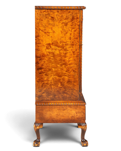 Traumhafter Chippendale Schrank Barock Stil Vertiko Highboard Antik 50s 60s Kommode