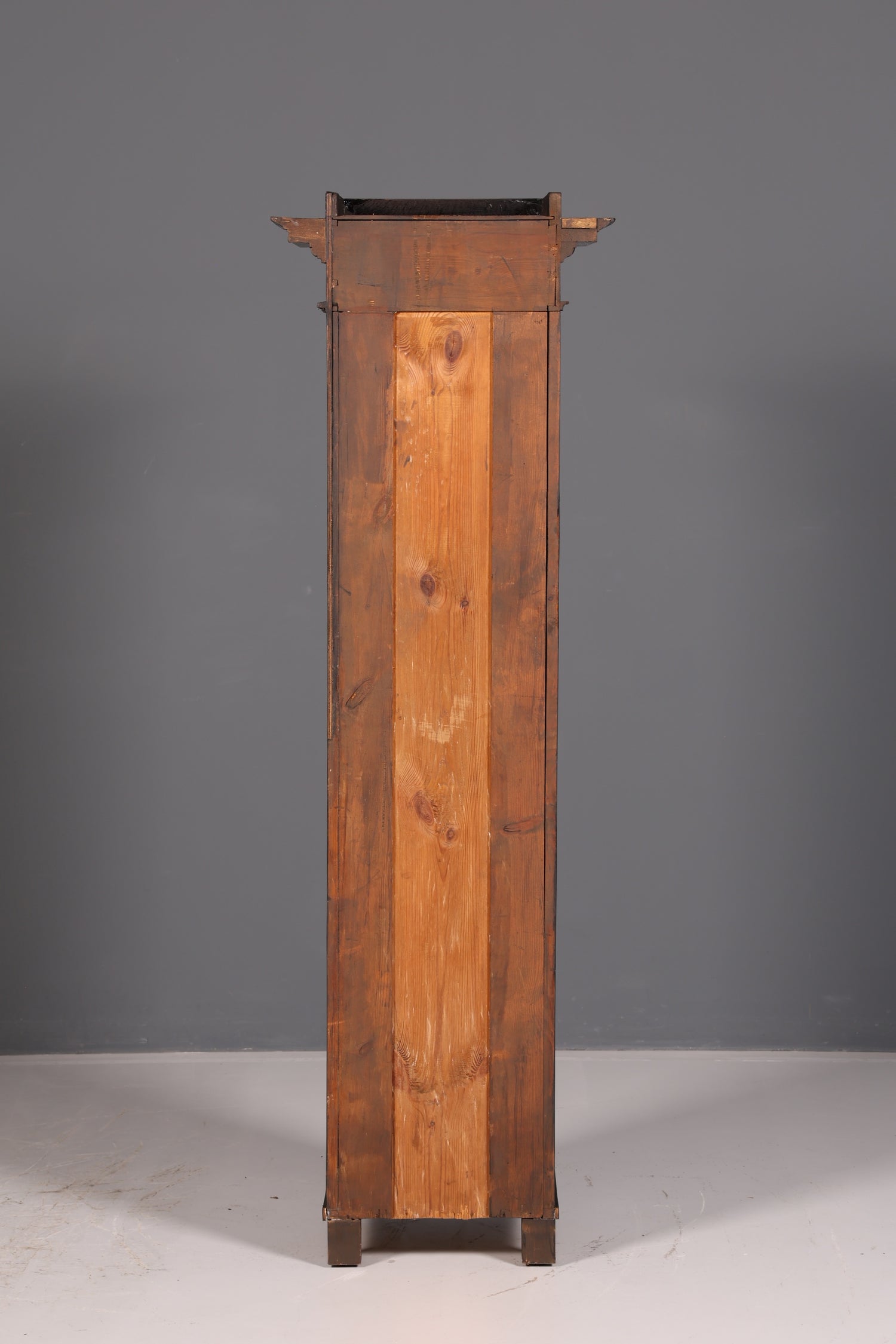 Prachtige art-nouveau-vitrine, antieke boekenkast, servieskast, glazen kast, antiek, 1 van 2