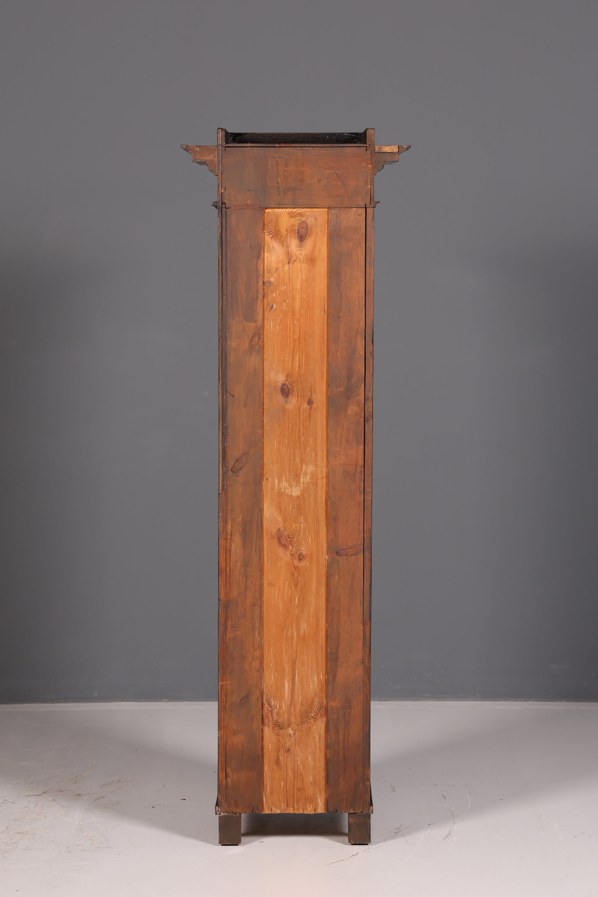 Prachtige art-nouveau-vitrine, antieke boekenkast, servieskast, glazen kast, antiek, 1 van 2