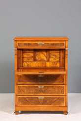 Stilvoller Gründerzeit Sekretär Vertiko Highboard Jugendstil Kommode Schrank um 1880