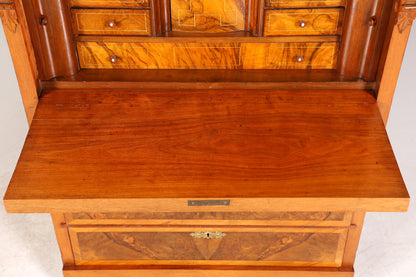 Stilvoller Gründerzeit Sekretär Vertiko Highboard Jugendstil Kommode Schrank um 1880