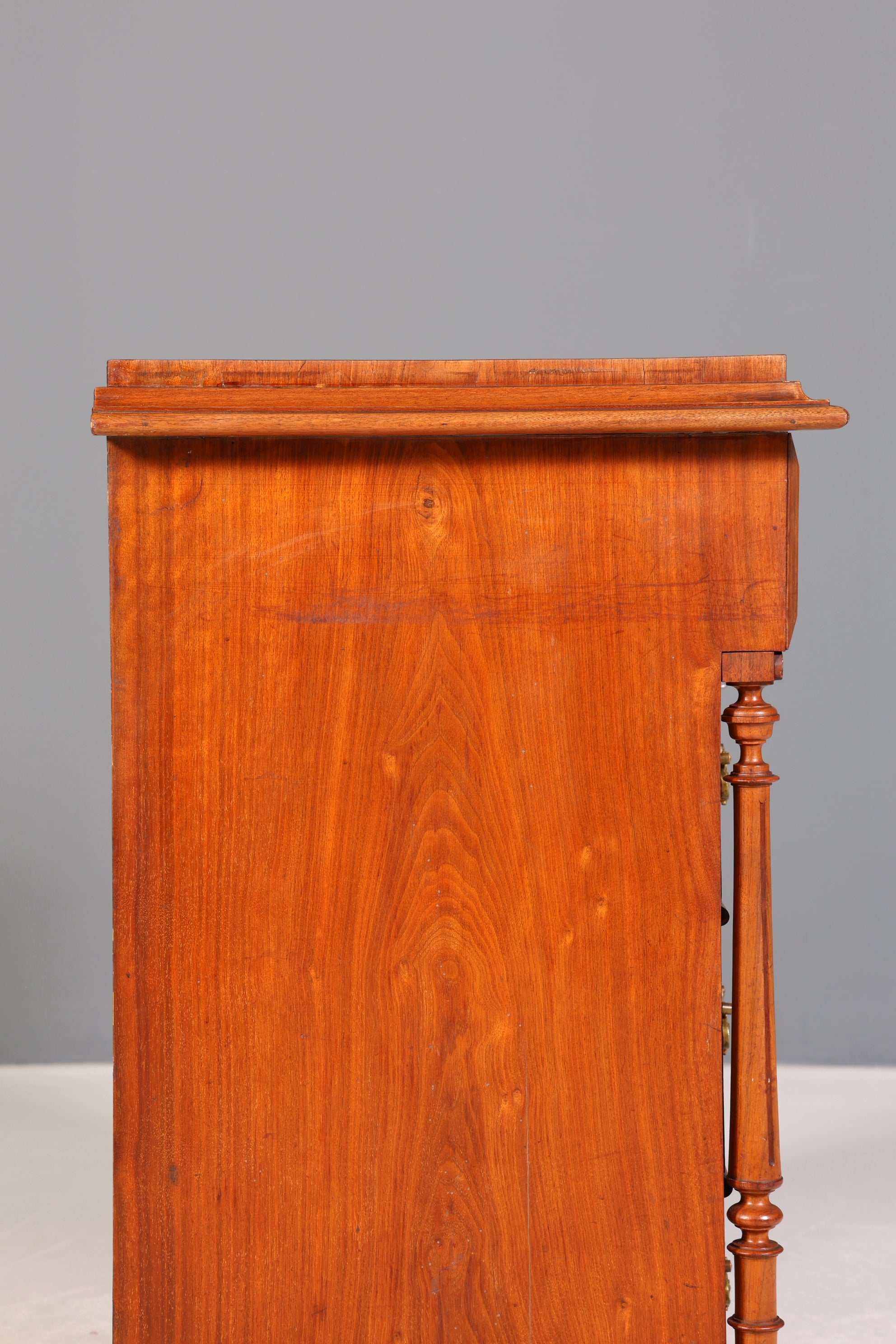 Wunderschöne Gründerzeit Kommode Louis Philippe Nussbaum Schubladen Kommode Sideboard um 1880