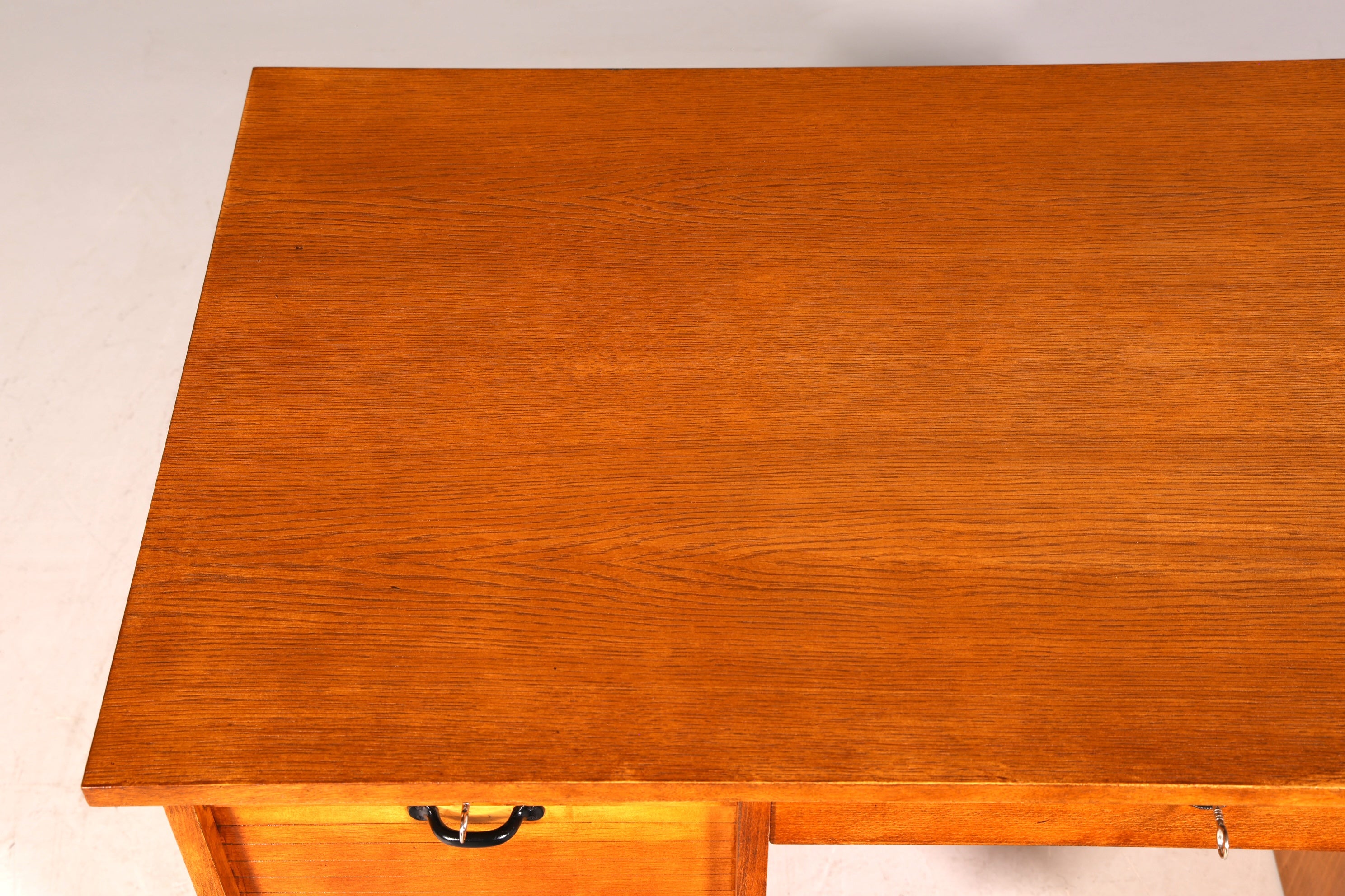 Wunderschöner Bauhaus Rollladen Schreibtisch Mid Century echt Holz Bürotisch Office Table