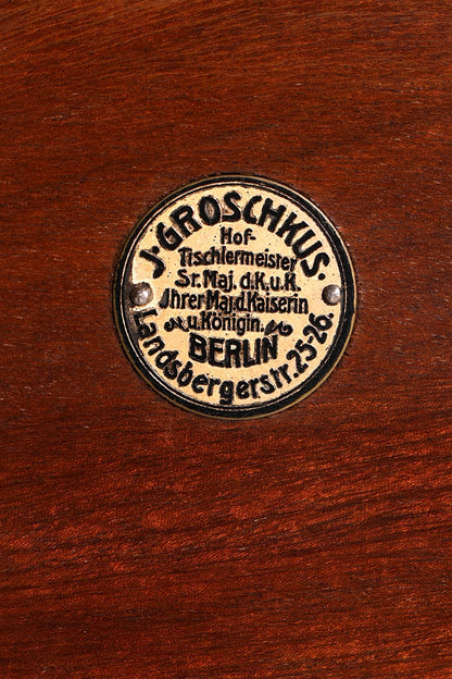 Wunderschöne Jugendstil Vitrine Antike Holz Bücherschrank Antik Schrank Geschirrschrank