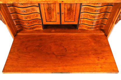Wunderschöner Louis Philippe Sekretär Vertiko Highboard Schreibsekretär Massivholz