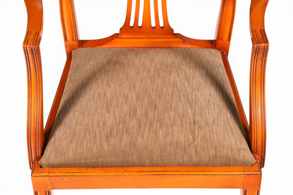 Edler Englischer Stuhl im Hepplewithe Stil Englisch Armlehnstuhl Dining Chair Küchenstuhl Sekretär Stuhl 2 von 2