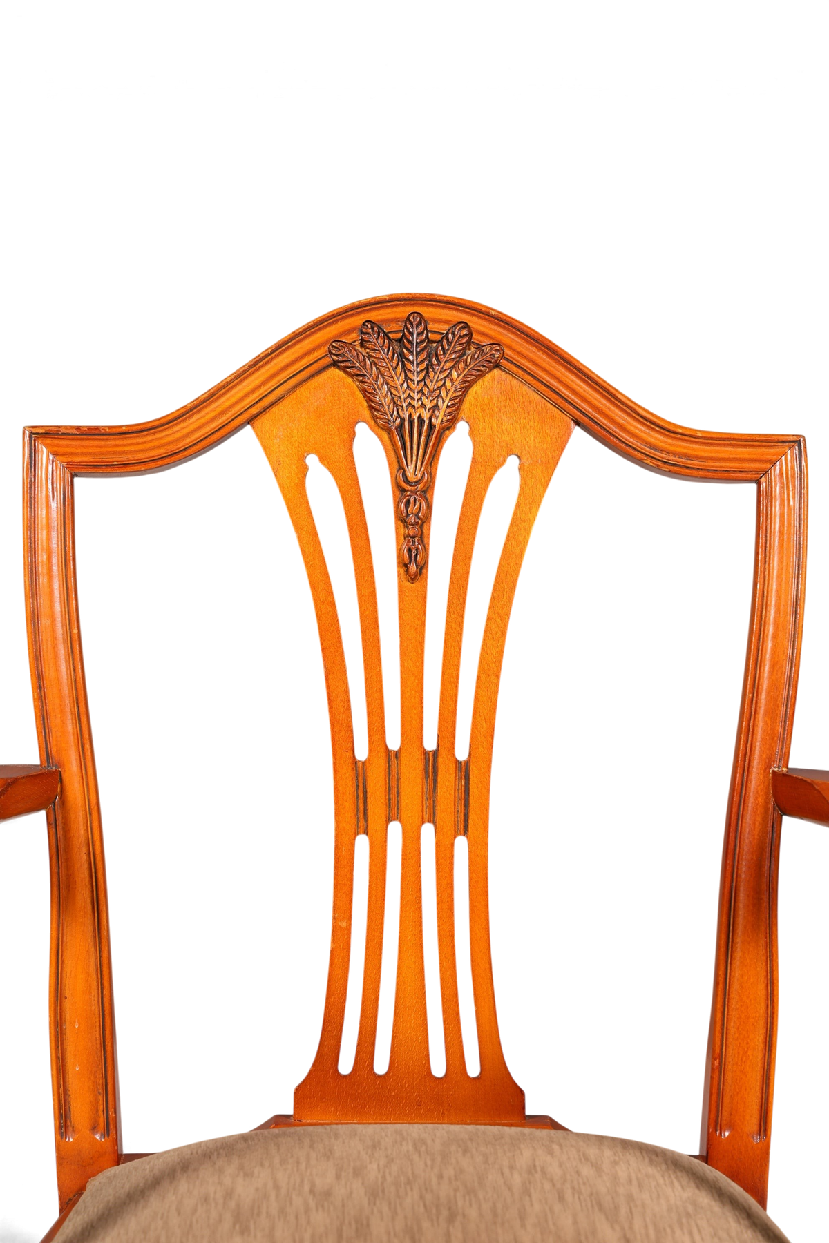 Edler Englischer Stuhl im Hepplewithe Stil Englisch Armlehnstuhl Dining Chair Küchenstuhl Sekretär Stuhl 2 von 2