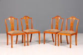 4x Wunderschöne Englische Stühle im Hepplewithe Stil Englisch Dining Chairs Küchenstühle Stuhlset