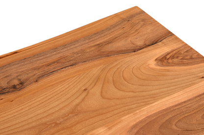 Traumhafter Nussbaum Tisch 140cm-100cm Esszimmer Tisch Baumkanten Platte Massiv Holz Küchentisch