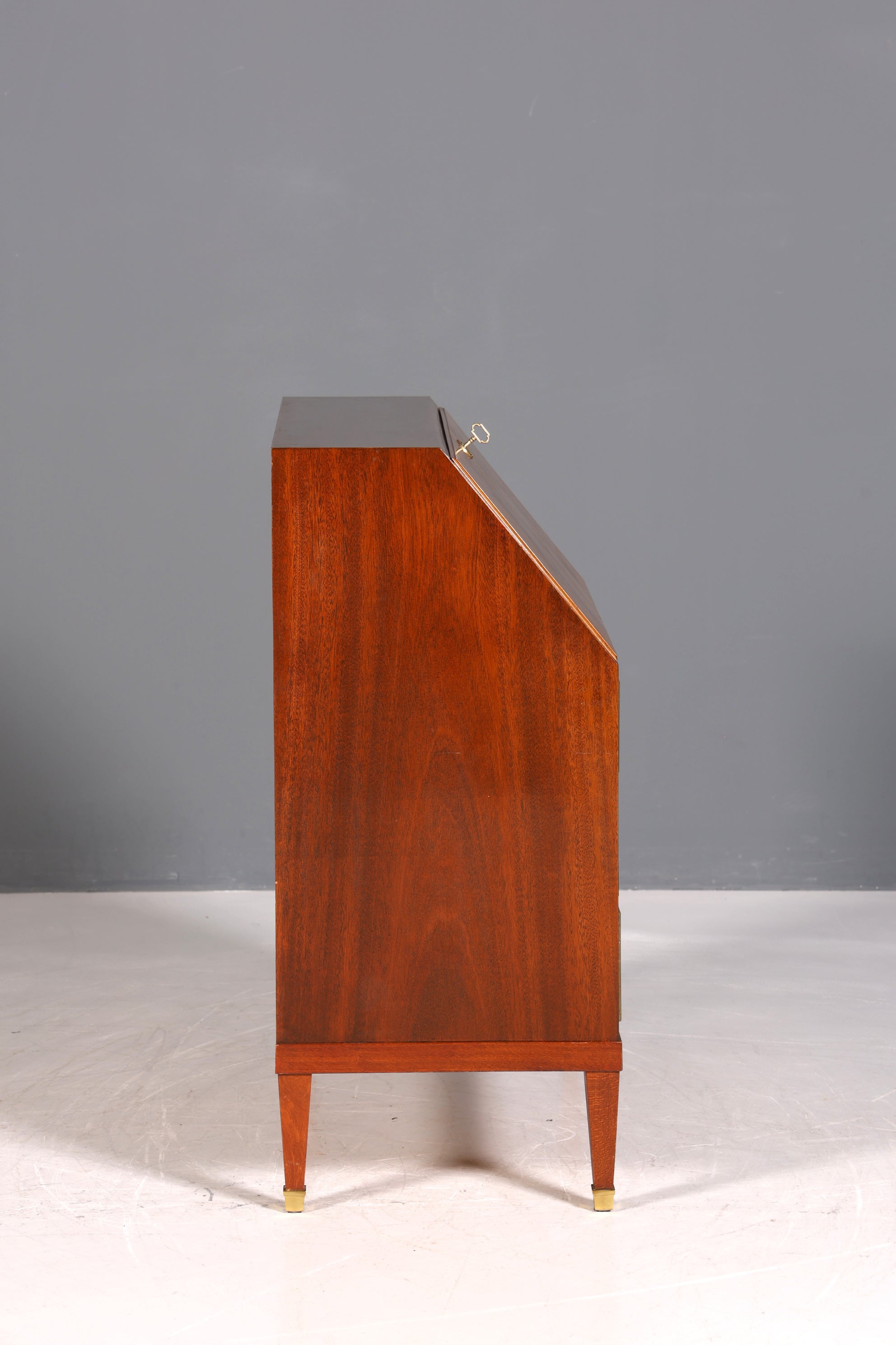 Stylish English-style secretary desk, office chest of drawers, writing desk, secretary chest