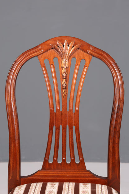 Dreamy chair in Gustavian style, English kitchen chair, antique style secretary chair