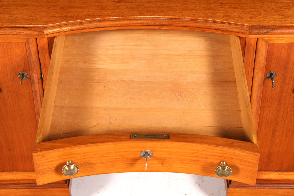Prachtig bureau in jugendstil van eikenhout, kantoortafel, office table, antiek vintage