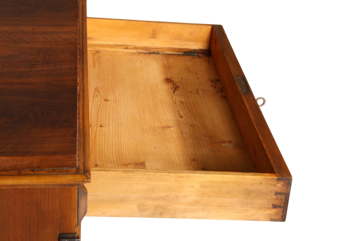 Stilvoller Gründerzeit Sekretär Vertiko Nussbaum Jugendstil Highboard Louis Philippe Kommode um 1880