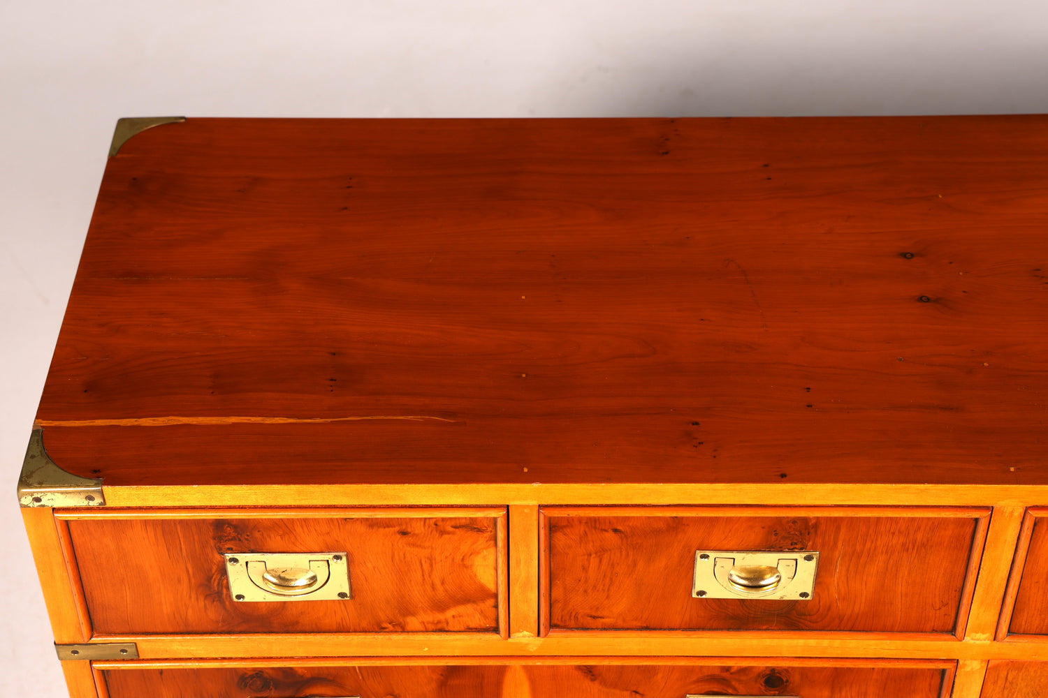 Wunderschönes XXL Maritim Sideboard Englische Schiffs Kommode Englisch Antik Schrank Military Chest