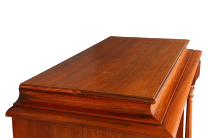 Stilvoller Gründerzeit Sekretär Vertiko Nussbaum Highboard Louis Philippe Kommode Sekretär Schrank um 1880