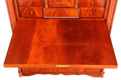 Stilvoller Louis Philippe Sekretär um 1880 Kommode Antik Biedermeier Stil Bürokommode