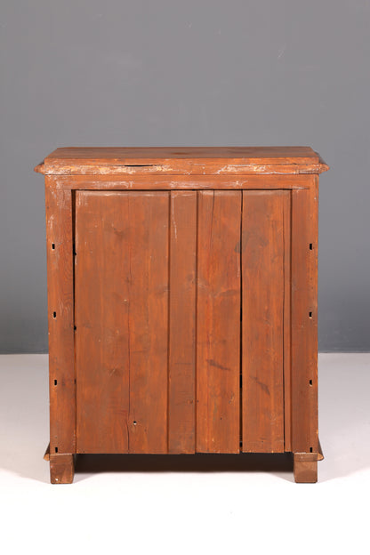 Wunderschöne Gründerzeit Kommode Louis Philippe Nussbaum Schubladenkommode Sideboard um 1880