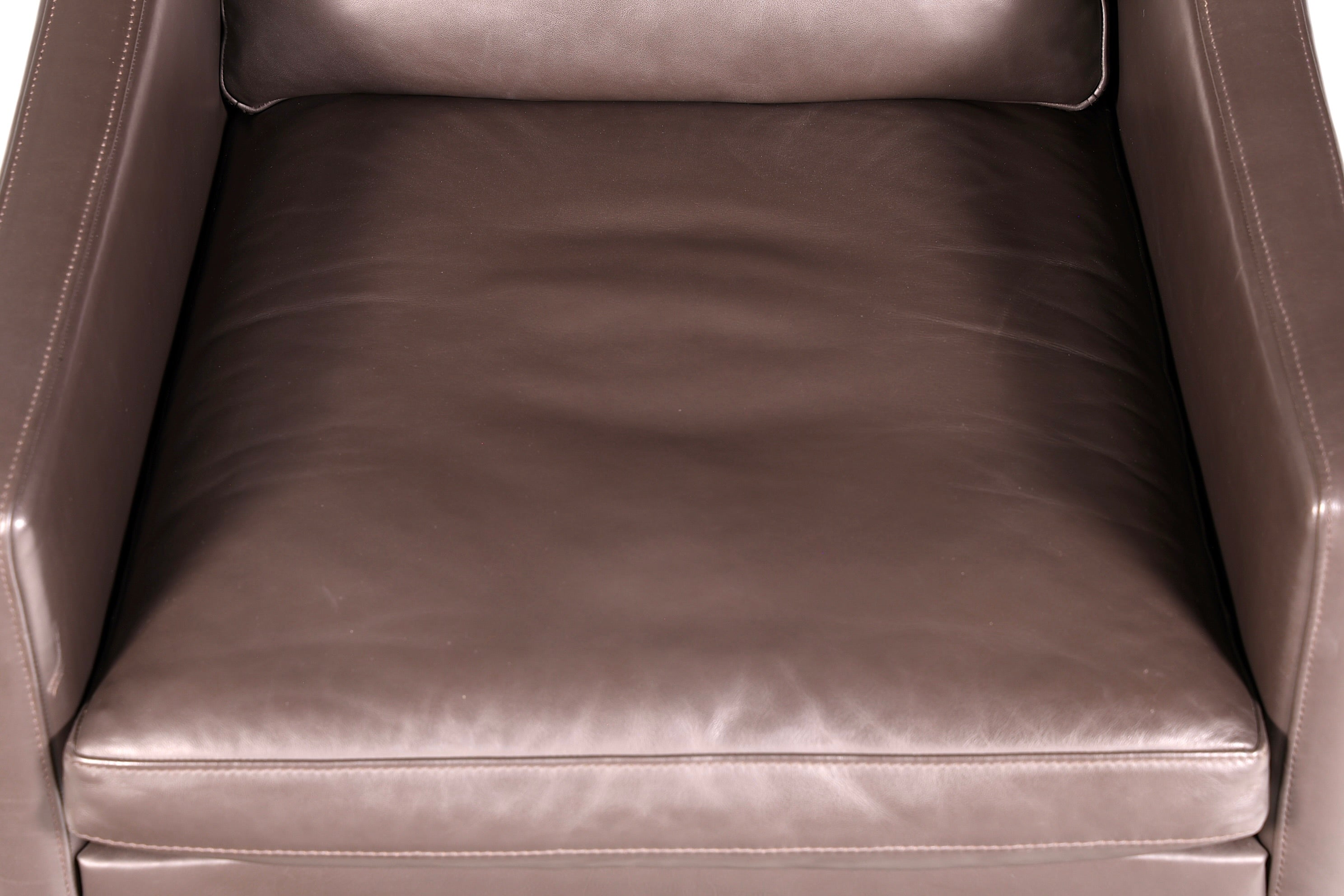 Eleganter Designer Sessel im Børge Mogensen Stil Echt Leder Mid Century Lounge Sessel