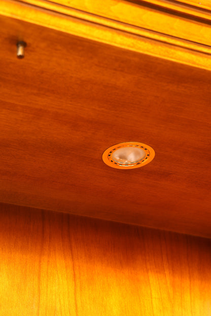 Edle Original Selva Vitrine Antik Stil massiv Holz Buffet Villa Borghese Schrank Bibliothek