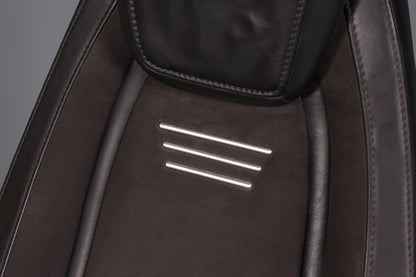 Edler Designer Sessel mit Hocker "Recaro" echt Leder Relax Armlehnsessel Fussablage